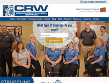 Tablet Screenshot of crwinsurance.com